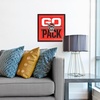 image:imageYouTheFan NCAA North Carolina Tar Heels Slogan Series 3D Wall ArtNC State Wolfpack