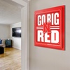 image:imageYouTheFan NCAA North Carolina Tar Heels Slogan Series 3D Wall ArtNebraska Cornhuskers
