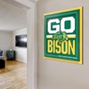 image:imageYouTheFan NCAA North Carolina Tar Heels Slogan Series 3D Wall ArtNorth Dakota State Bison