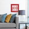 image:imageYouTheFan NCAA North Carolina Tar Heels Slogan Series 3D Wall ArtOklahoma Sooners