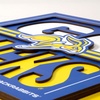 image:imageYouTheFan NCAA North Carolina Tar Heels Slogan Series 3D Wall ArtSouth Dakota State Jackrabbits