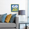 image:imageYouTheFan NCAA North Carolina Tar Heels Slogan Series 3D Wall ArtSouth Dakota State Jackrabbits