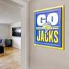 image:imageYouTheFan NCAA North Carolina Tar Heels Slogan Series 3D Wall ArtSouth Dakota State Jackrabbits