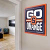 image:imageYouTheFan NCAA North Carolina Tar Heels Slogan Series 3D Wall ArtSyracuse Orange
