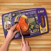 image:imageYouTheFan NCAA Retro Series Cutting BoardLSU Tigers