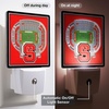 image:imageYouTheFan NCAA Texas Longhorns StadiumView Nite LightNC State Wolfpack