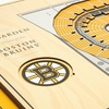 image:imageYouTheFan NHL 5Layer 17 x 13 StadiumViews 3D Wall ArtBoston Bruins