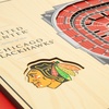 image:imageYouTheFan NHL 5Layer 17 x 13 StadiumViews 3D Wall ArtChicago Blackhawks