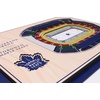 image:imageYouTheFan NHL 5Layer 17 x 13 StadiumViews 3D Wall ArtToronto Maple Leafs