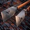image:imageYouTheFan NHL GrillATongs 18 Stainless Steel Laser Cut Logo BBQ TongsSan Jose Sharks