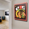 image:imageYouTheFan NHL OfficiallyLicensed 3D Logo Series Wall Art  Made of Multiple Layers  Ready to Hang on wall  Bold Design Perfect Fan GiftChicago Blackhawks