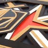 image:imageYouTheFan NHL OfficiallyLicensed 3D Logo Series Wall Art  Made of Multiple Layers  Ready to Hang on wall  Bold Design Perfect Fan GiftVegas Golden Knights