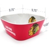 image:imageYouTheFan NHL OfficiallyLicensed Large Party Bowl  100 Melamine Dishwasher Safe BPA Free  Holds Large Bag of Chips  Sleek Design  Perfect for Game Day or Any DayChicago Blackhawks