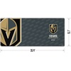 image:imageYouTheFan NHL OfficiallyLicensed Logo Series Desk Pad  Water and Stain Resistant HeavyDuty NonSlip Rubber Backing  Stitched Edge fits Under Mouse Computer and KeyboardVegas Golden Knights
