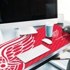 image:imageYouTheFan NHL OfficiallyLicensed Logo Series Desk Pad  Water and Stain Resistant HeavyDuty NonSlip Rubber Backing  Stitched Edge fits Under Mouse Computer and KeyboardDetroit Red Wings