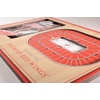 image:imageYouTheFan NHL Officiallylicensed 3D Stadium Picture Frame  perfect stadium replica  add 4 x 6 photo  made of multiple layers  ready to hang or displayDetroit Red Wings