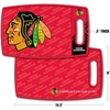 image:imageYouTheFan NHL Officiallylicensed Logo Series Cutting Board  reversible design for double the cutting surface  gentle on knives team message on both front and backChicago Blackhawks