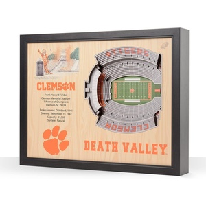 image:imageYouTheFan NCAA 25Layer StadiumView Wall ArtClemson Tigers