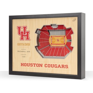 image:imageYouTheFan NCAA 25Layer StadiumView Wall ArtHouston Cougars BB