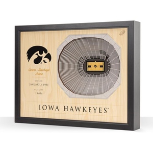 image:imageYouTheFan NCAA 25Layer StadiumView Wall ArtIowa Hawkeyes BB