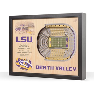 image:imageYouTheFan NCAA 25Layer StadiumView Wall ArtLSU Tigers FB