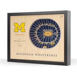 image:imageYouTheFan NCAA 25Layer StadiumView Wall ArtMichigan Wolverines BB