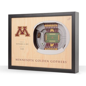 image:imageYouTheFan NCAA 25Layer StadiumView Wall ArtMinnesota Golden Gophers FB