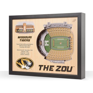 image:imageYouTheFan NCAA 25Layer StadiumView Wall ArtMissouri Tigers FB