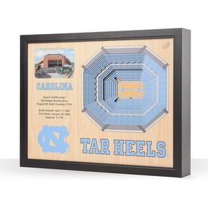 image:imageYouTheFan NCAA 25Layer StadiumView Wall ArtNorth Carolina Tar Heels BB