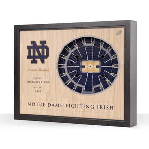 image:imageYouTheFan NCAA 25Layer StadiumView Wall ArtNotre Dame Fighting Irish