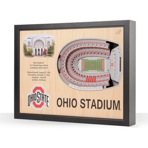 image:imageYouTheFan NCAA 25Layer StadiumView Wall ArtOhio State Buckeyes