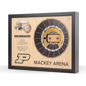 image:imageYouTheFan NCAA 25Layer StadiumView Wall ArtPurdue Boilermakers BB