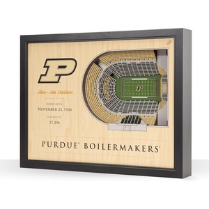 image:imageYouTheFan NCAA 25Layer StadiumView Wall ArtPurdue Boilermakers FB