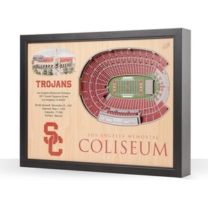 image:imageYouTheFan NCAA 25Layer StadiumView Wall ArtUSC Trojans