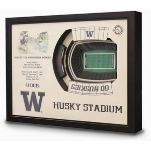 image:imageYouTheFan NCAA 25Layer StadiumView Wall ArtWashington Huskies FB