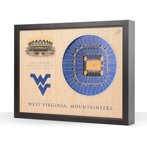 image:imageYouTheFan NCAA 25Layer StadiumView Wall ArtWest Virginia Mountaineers BB