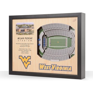 image:imageYouTheFan NCAA 25Layer StadiumView Wall ArtWest Virginia Mountaineers FB