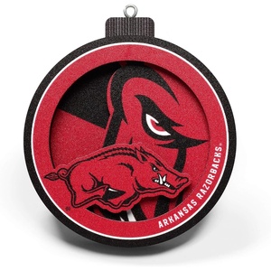 image:imageYouTheFan NCAA 3D Logo Series OrnamentArkansas Razorbacks