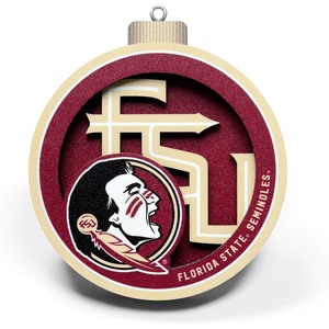 image:imageYouTheFan NCAA 3D Logo Series OrnamentFlorida State Seminoles