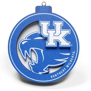 image:imageYouTheFan NCAA 3D Logo Series OrnamentKentucky Wildcats
