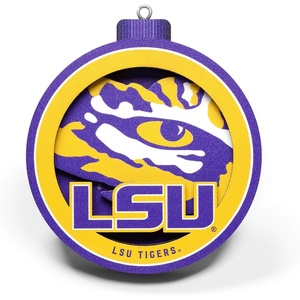 image:imageYouTheFan NCAA 3D Logo Series OrnamentLSU Tigers