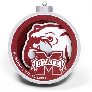 image:imageYouTheFan NCAA 3D Logo Series OrnamentMississippi State Bulldogs