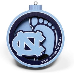 image:imageYouTheFan NCAA 3D Logo Series OrnamentNorth Carolina Tar Heels