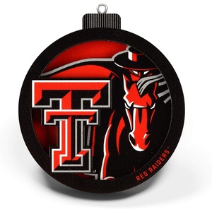 image:imageYouTheFan NCAA 3D Logo Series OrnamentTexas Tech Red Raiders
