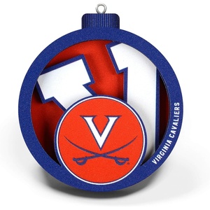image:imageYouTheFan NCAA 3D Logo Series OrnamentVirginia Cavaliers