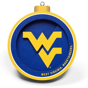 image:imageYouTheFan NCAA 3D Logo Series OrnamentWest Virginia Mountaineers