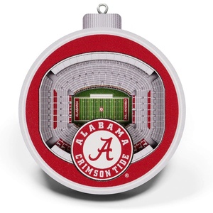 image:imageYouTheFan NCAA 3D StadiumView OrnamentAlabama Crimson Tide