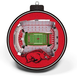 image:imageYouTheFan NCAA 3D StadiumView OrnamentArkansas Razorbacks