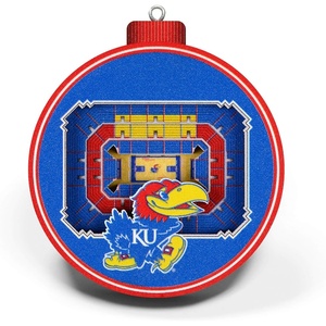 image:imageYouTheFan NCAA 3D StadiumView OrnamentKansas Jayhawks