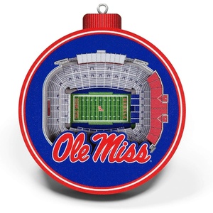 image:imageYouTheFan NCAA 3D StadiumView OrnamentMississippi Rebels